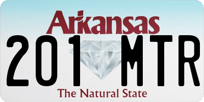 AR license plate 201MTR