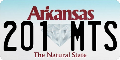AR license plate 201MTS
