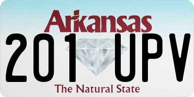 AR license plate 201UPV