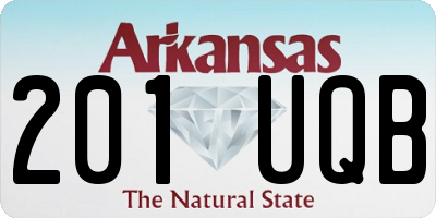 AR license plate 201UQB