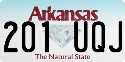 AR license plate 201UQJ