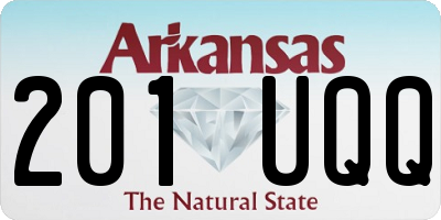 AR license plate 201UQQ