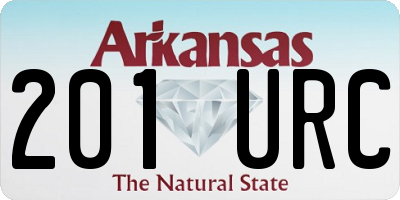 AR license plate 201URC
