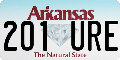 AR license plate 201URE