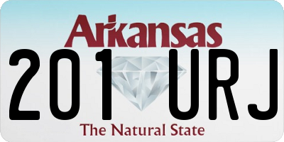 AR license plate 201URJ