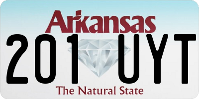 AR license plate 201UYT