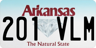 AR license plate 201VLM