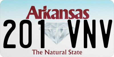 AR license plate 201VNV