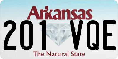 AR license plate 201VQE