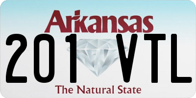 AR license plate 201VTL