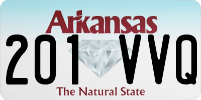 AR license plate 201VVQ