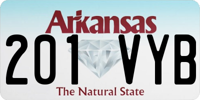 AR license plate 201VYB