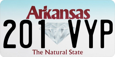 AR license plate 201VYP