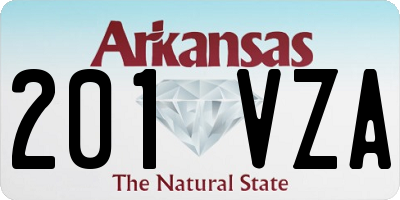 AR license plate 201VZA