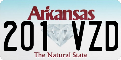 AR license plate 201VZD