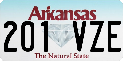 AR license plate 201VZE