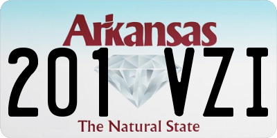 AR license plate 201VZI