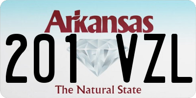 AR license plate 201VZL