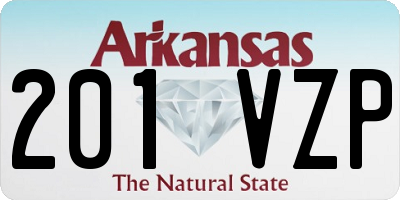 AR license plate 201VZP