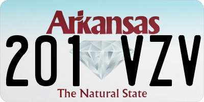 AR license plate 201VZV