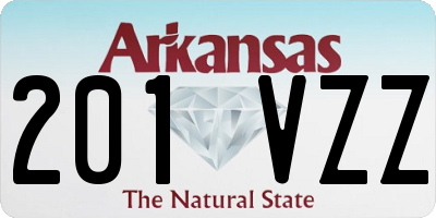 AR license plate 201VZZ