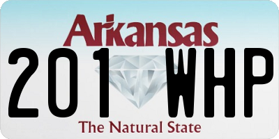 AR license plate 201WHP