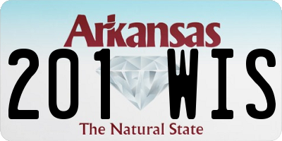 AR license plate 201WIS