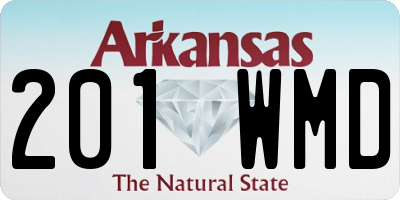 AR license plate 201WMD