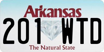 AR license plate 201WTD
