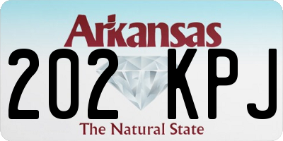 AR license plate 202KPJ