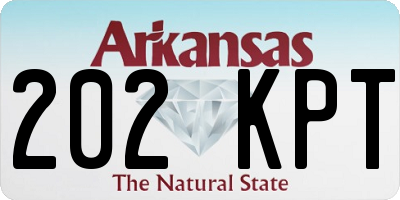 AR license plate 202KPT