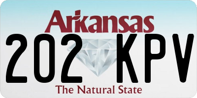 AR license plate 202KPV