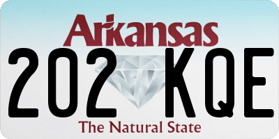 AR license plate 202KQE