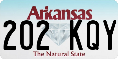 AR license plate 202KQY