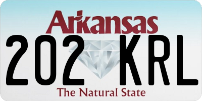 AR license plate 202KRL