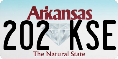 AR license plate 202KSE