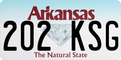 AR license plate 202KSG