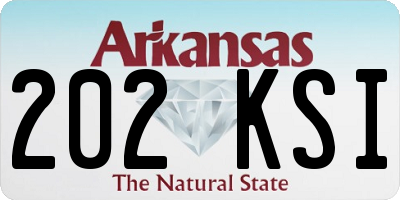 AR license plate 202KSI