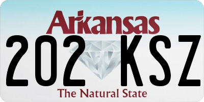 AR license plate 202KSZ