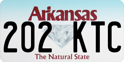 AR license plate 202KTC