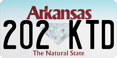 AR license plate 202KTD