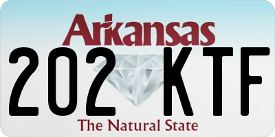 AR license plate 202KTF