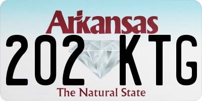 AR license plate 202KTG