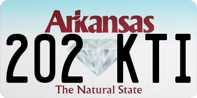 AR license plate 202KTI