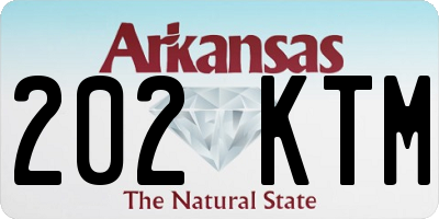 AR license plate 202KTM