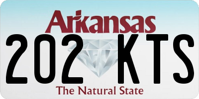 AR license plate 202KTS