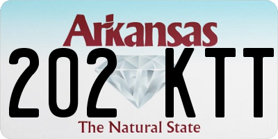 AR license plate 202KTT