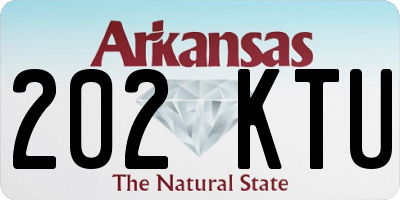 AR license plate 202KTU