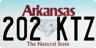 AR license plate 202KTZ