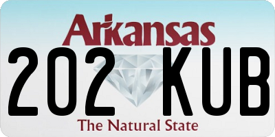 AR license plate 202KUB